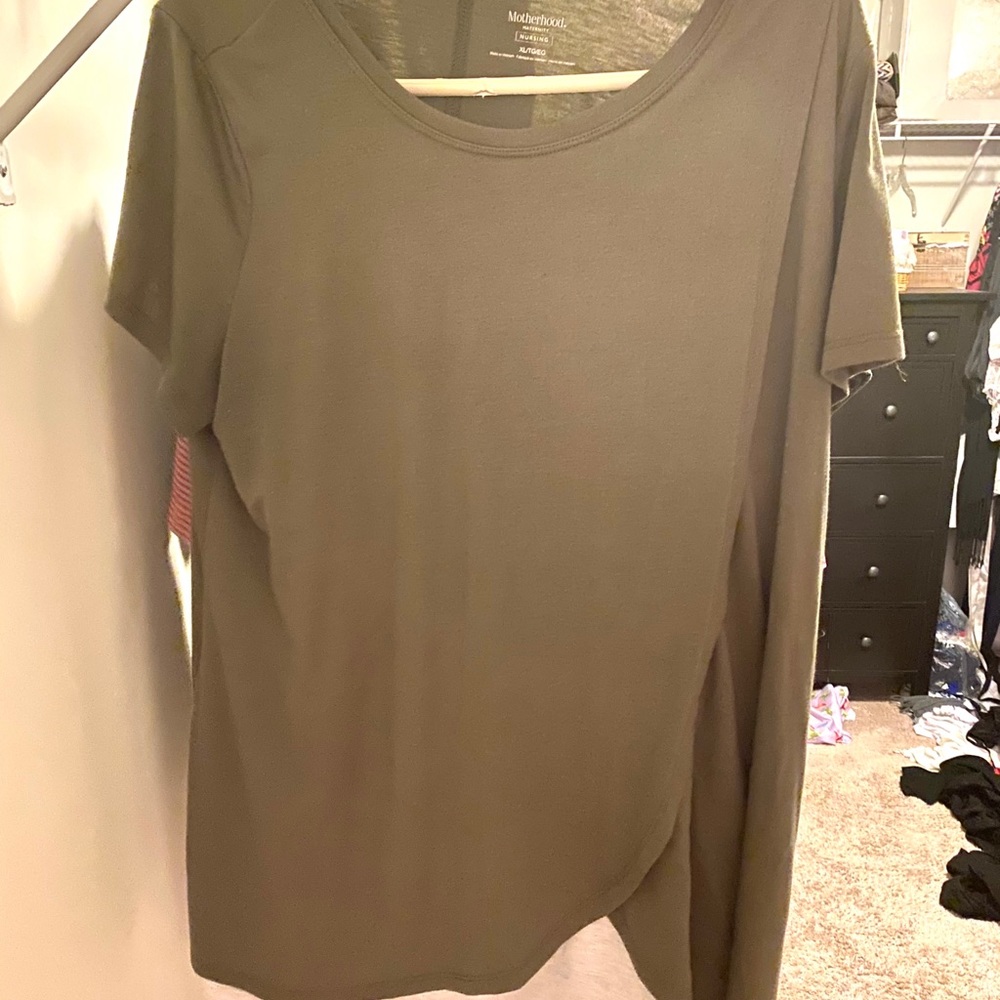 Motherhood maternity maternity/nursing shirt